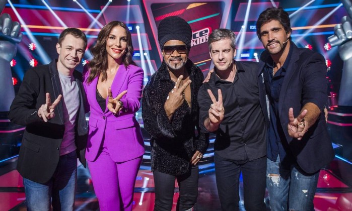 Thiago-Laifer-Ivete-Sangalo-Victor-e-Leo-e-Carlinhos-Brown-time-do-The-Voice-Kids