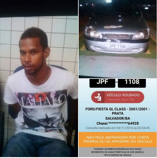 Homem é preso por receptação de carro roubado em Catu de ... - Bahia No Ar! (Blogue)