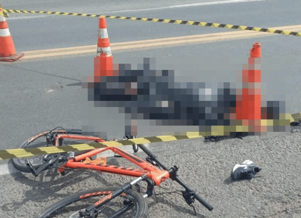 Ciclista é atropelado e morre ao tentar atravessar rodovia na Bahia