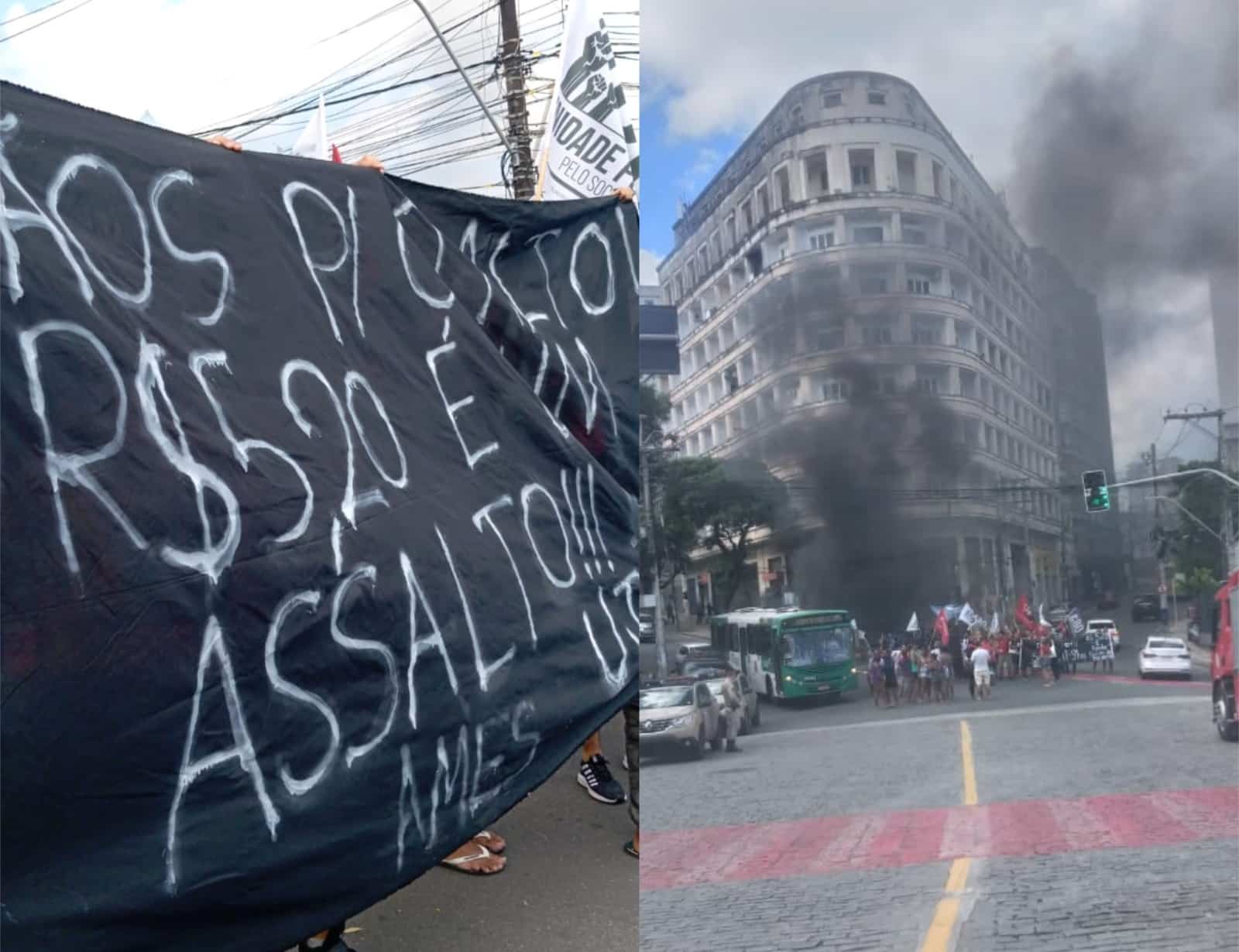 Popula O Protesta Contra Aumento Na Passagem De Nibus