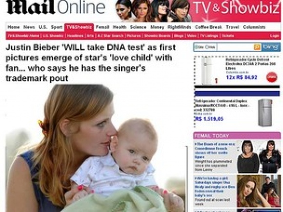 Mãe do suposto filho de Bieber retira processo contra cantor