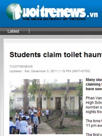 Mais de 12 alunos desmaiam em escola ao verem ‘fantasmas’ no banheiro