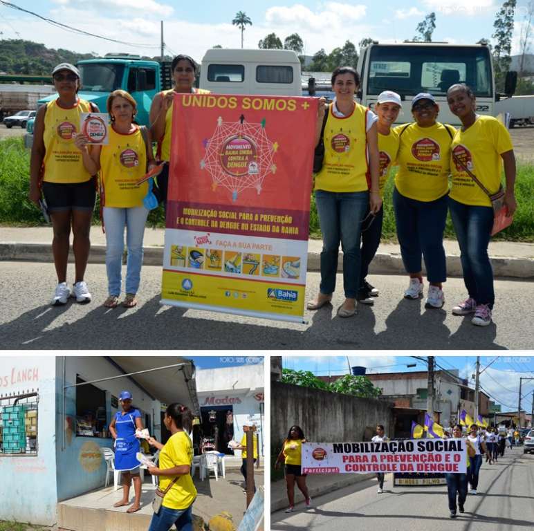 Simões Filho: Caminhada de mobilização contra Dengue acontece no Eucalipto