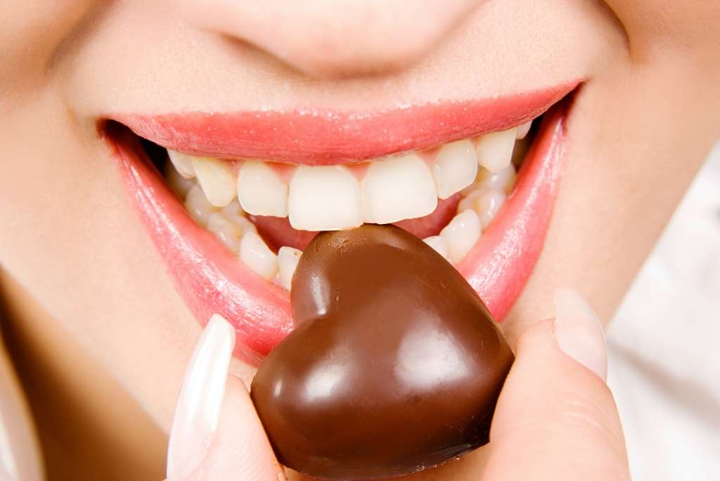 Chocolate faz bem para os dentes!