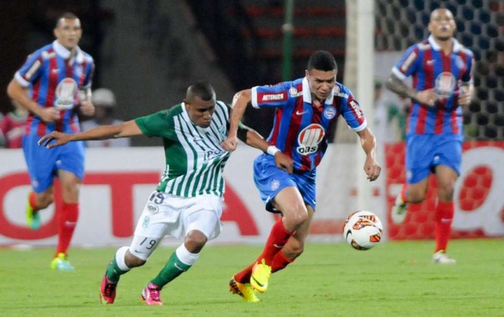 Na volta aos jogos no exterior, Bahia perde para o Nacional de Medellín