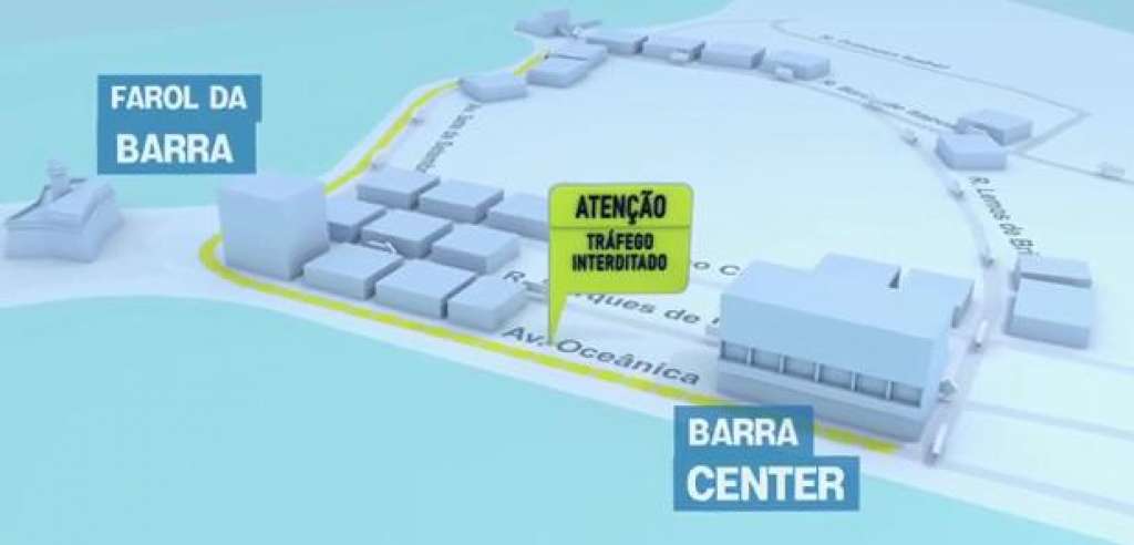 ATENÇÃO: Vídeo explica mudanças no trânsito da Barra