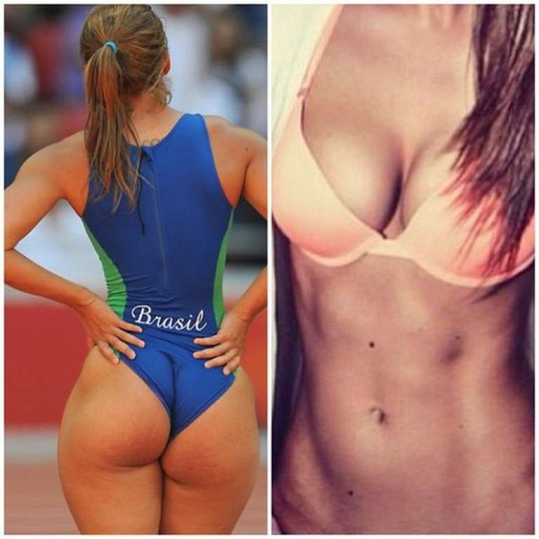 Bumbum de atleta brasileira inspira irmã Kardashian a malhar