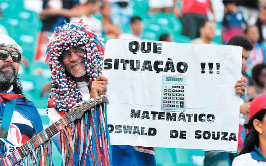 A sete rodadas do fim do Brasileirão, Bahia começa a fazer contas