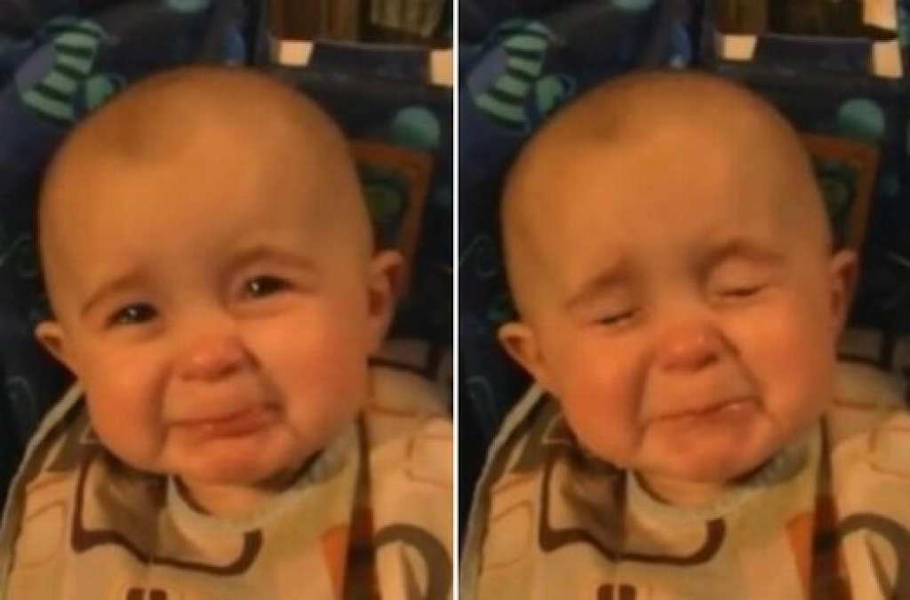Bebê que chora de emoção ao escutar música de Rod Stewart vira hit na web