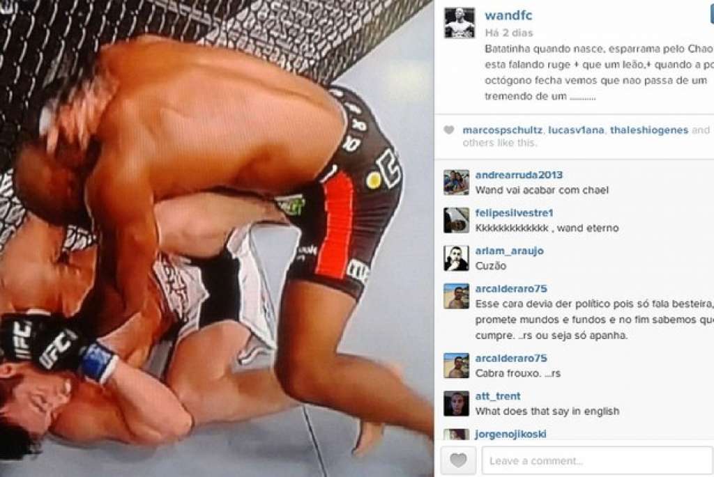 Wanderlei Silva usa o instagram para provocar Chael Sonnen
