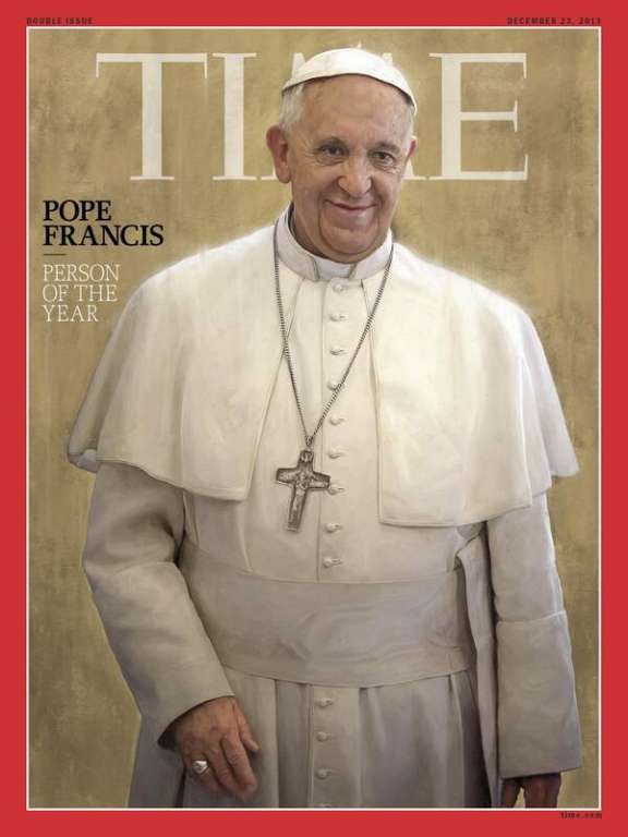 Papa Francisco é eleito Personalidade do Ano de 2013