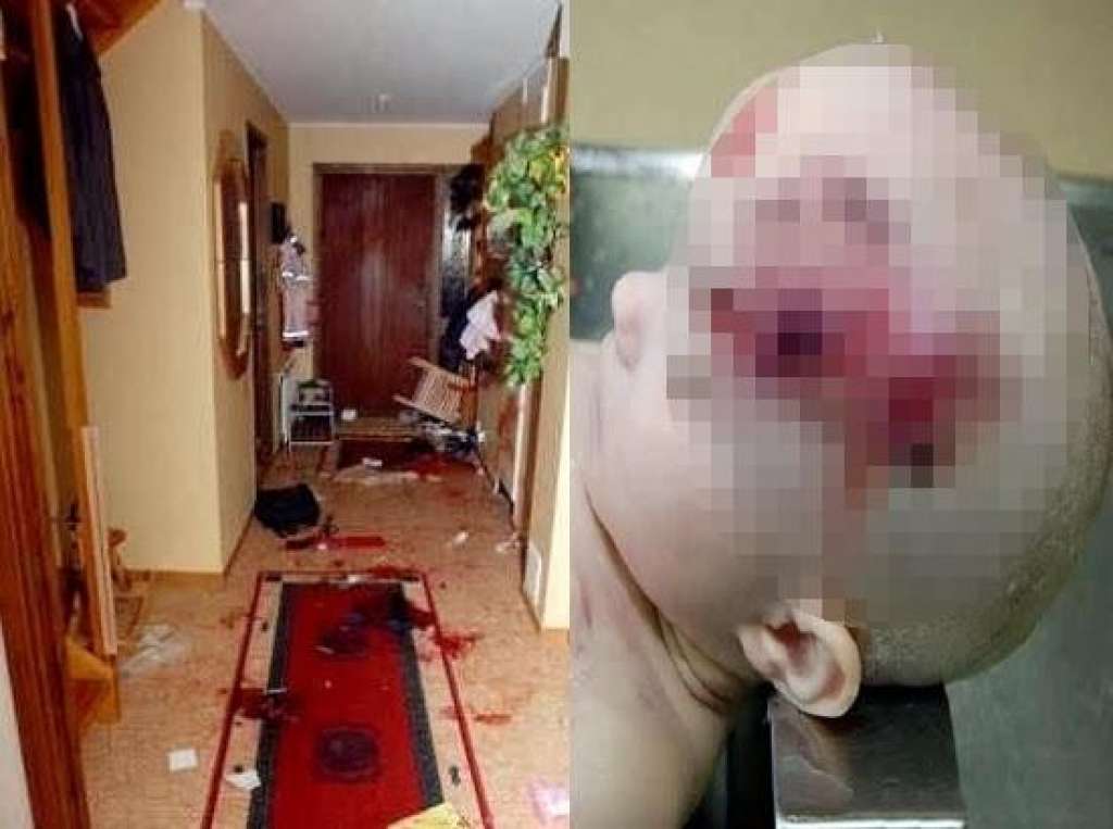 CHOCANTE: Vídeo mostra homem jogando filho da janela de apartamento e pulando em seguida