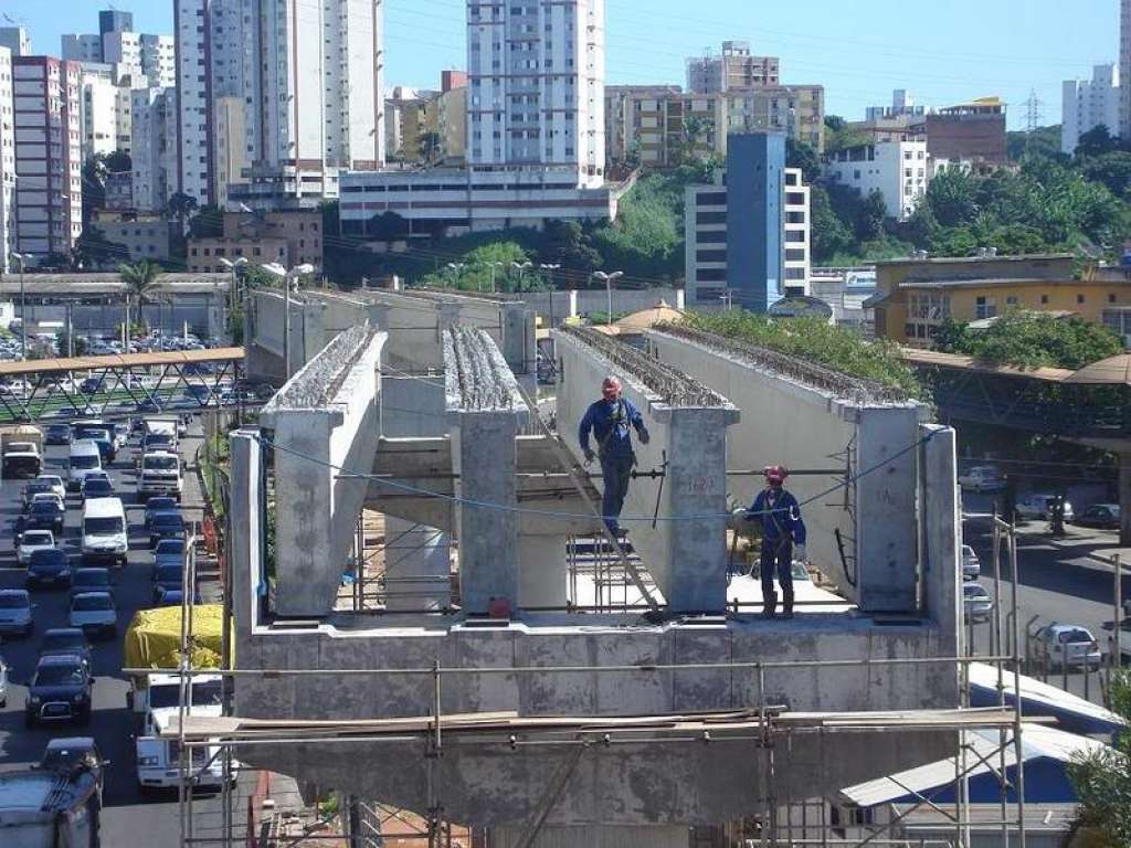 Obra do metrô de Salvador é embargada por falta de segurança ao trabalhador