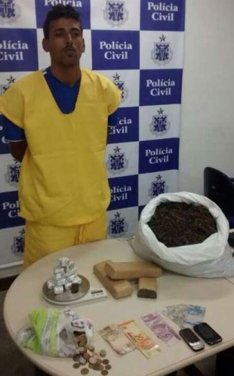 Homem é preso com 7 quilos de maconha em Salvador