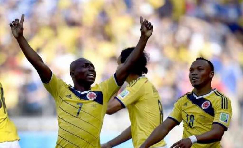 Colômbia goleia Grécia por 3 a 0