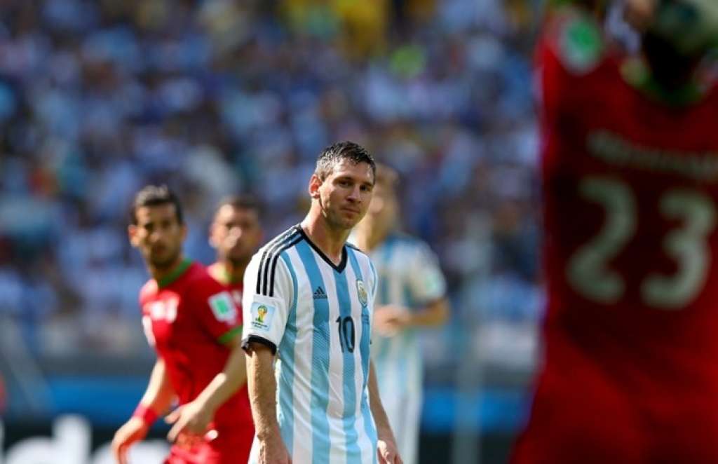 Com gol de Messi, Argentina vence o Irã por 1 a 0