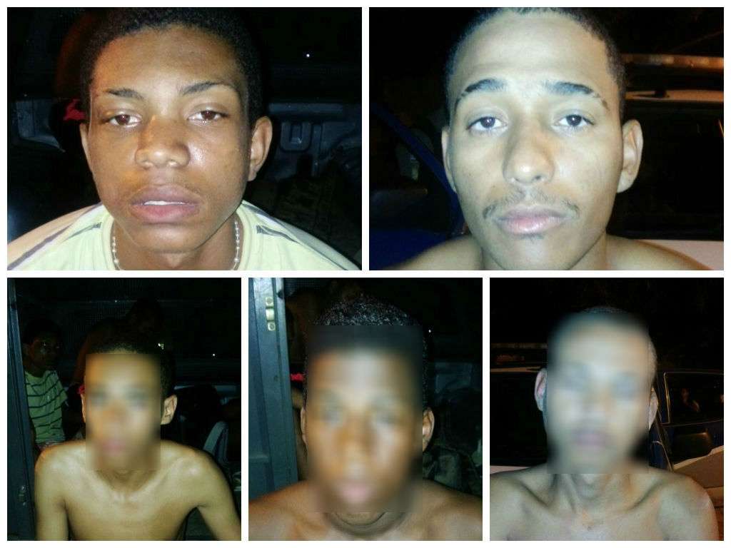 Polícia prende dois jovens e apreende três adolescentes que praticavam assaltos em Simões Filho