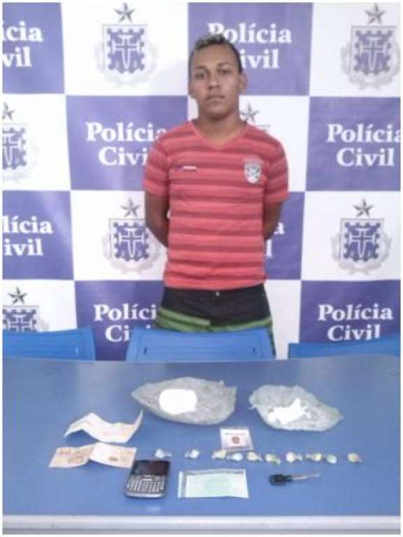 Traficante é preso com 150 gramas de cocaína pura