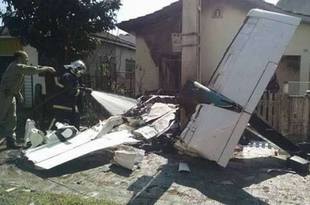 Morre terceira vítima da queda de avião em Curitiba