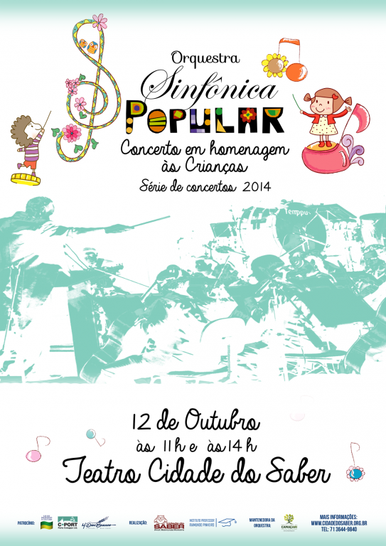 Camaçari: Orquestra Sinfônica Popular Brasileira realiza concerto em homenagem às crianças