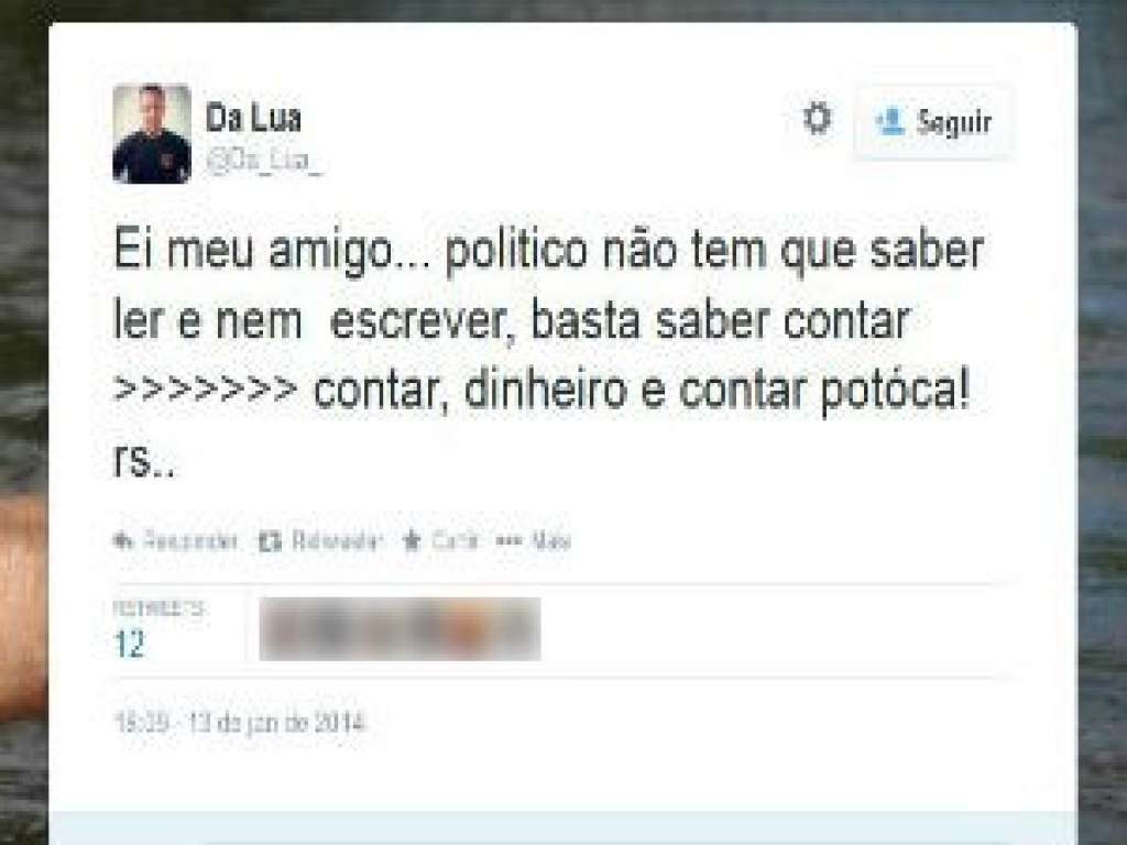 Deputado do Amapá diz no Twitter que ‘político só precisa saber contar dinheiro’