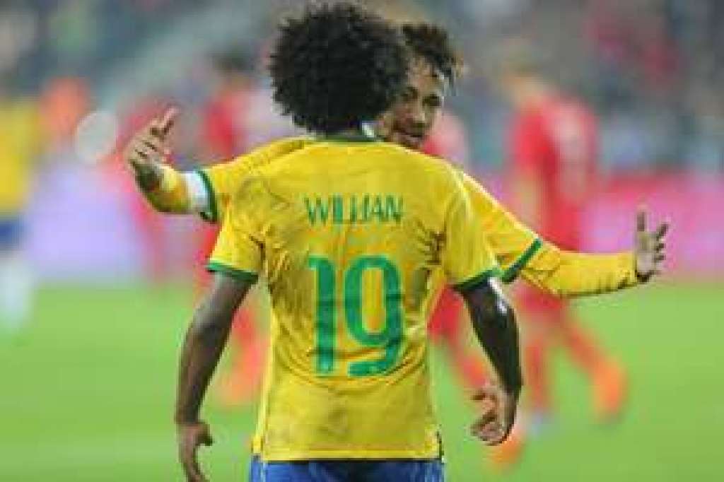 Brasil põe Turquia na roda com show da dupla Neymar-Willian