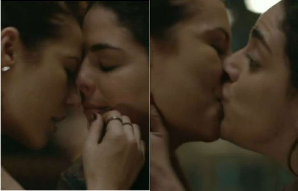 Após cenas quentes, Paolla Oliveira beija mulher em ‘Felizes para Sempre?’