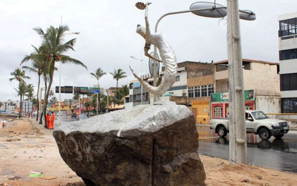 Salvador: escultura da Sereia de Itapuã será restaurada