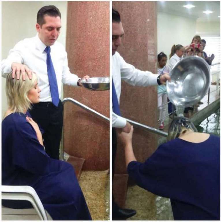 Andressa Urach é batizada na Igreja Universal: “nova vida”
