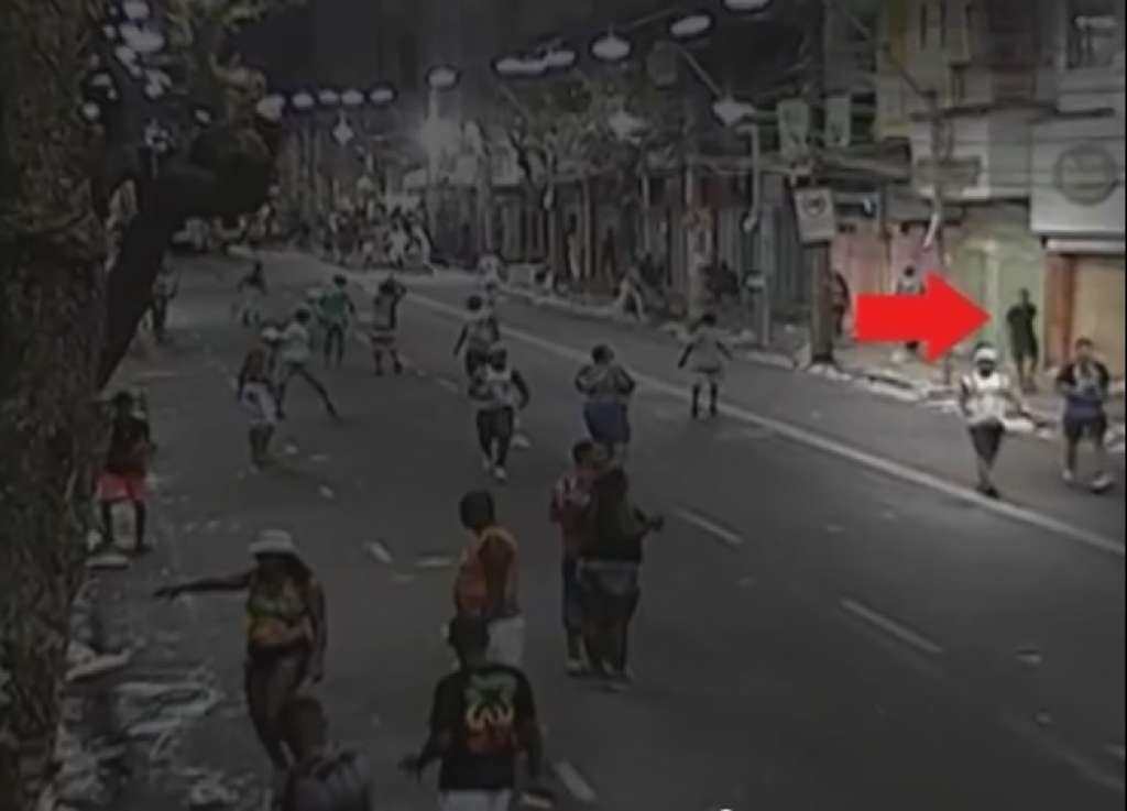 SSP divulga imagens que mostram folião sendo baleado em circuito de Carnaval