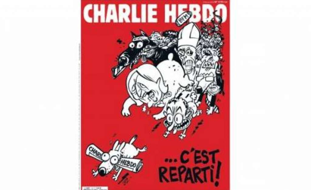 “Aqui vamos nós de novo” Charlie Hebdo lança nova edição com tiragem de 2,5 milhões de exemplares