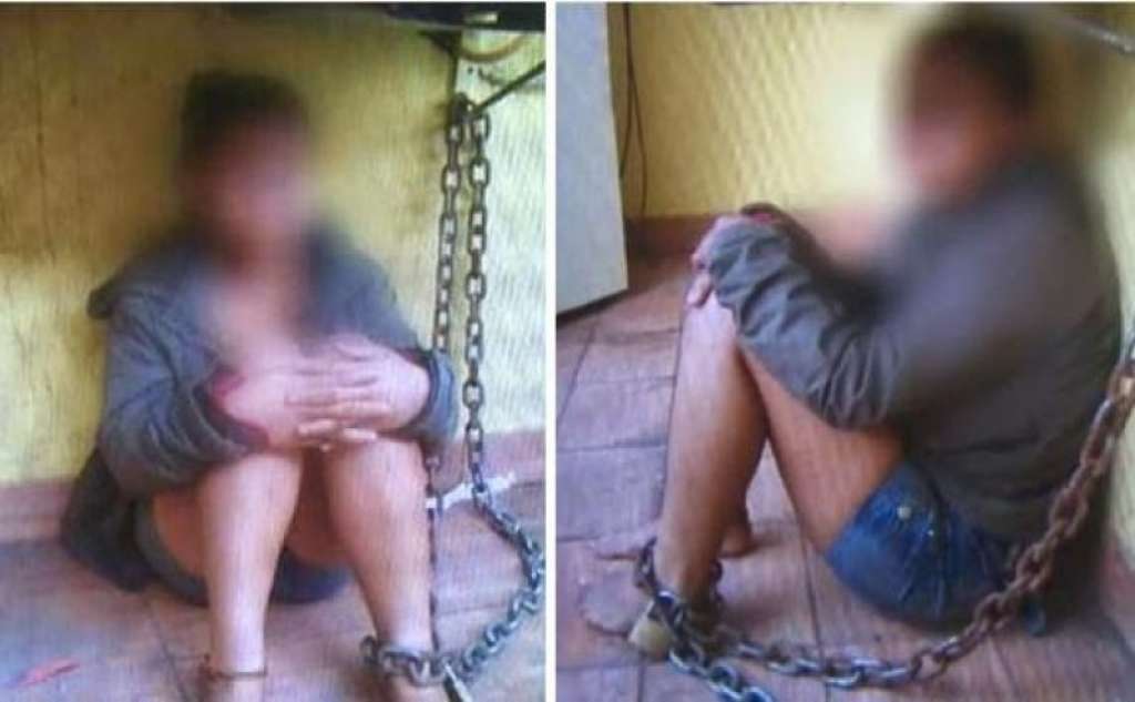 Pai teria espancado e acorrentado filha de 14 anos para impedir namoro