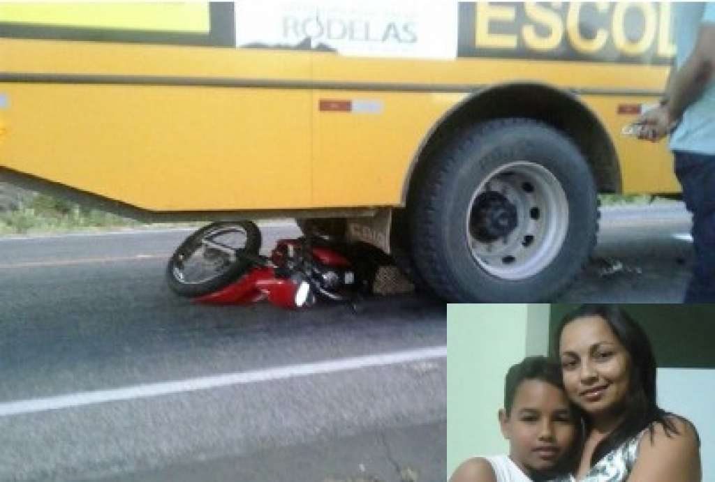 Esposa e filho de vereador morrem em acidente com ônibus escolar