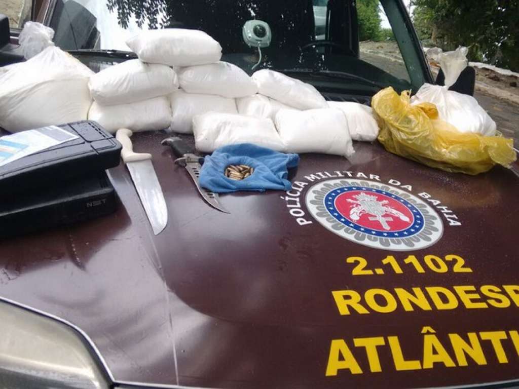 Polícia apreende 20 kg de cocaína em Salvador