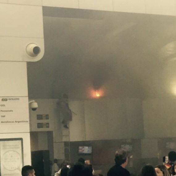 incendio no aeroporto