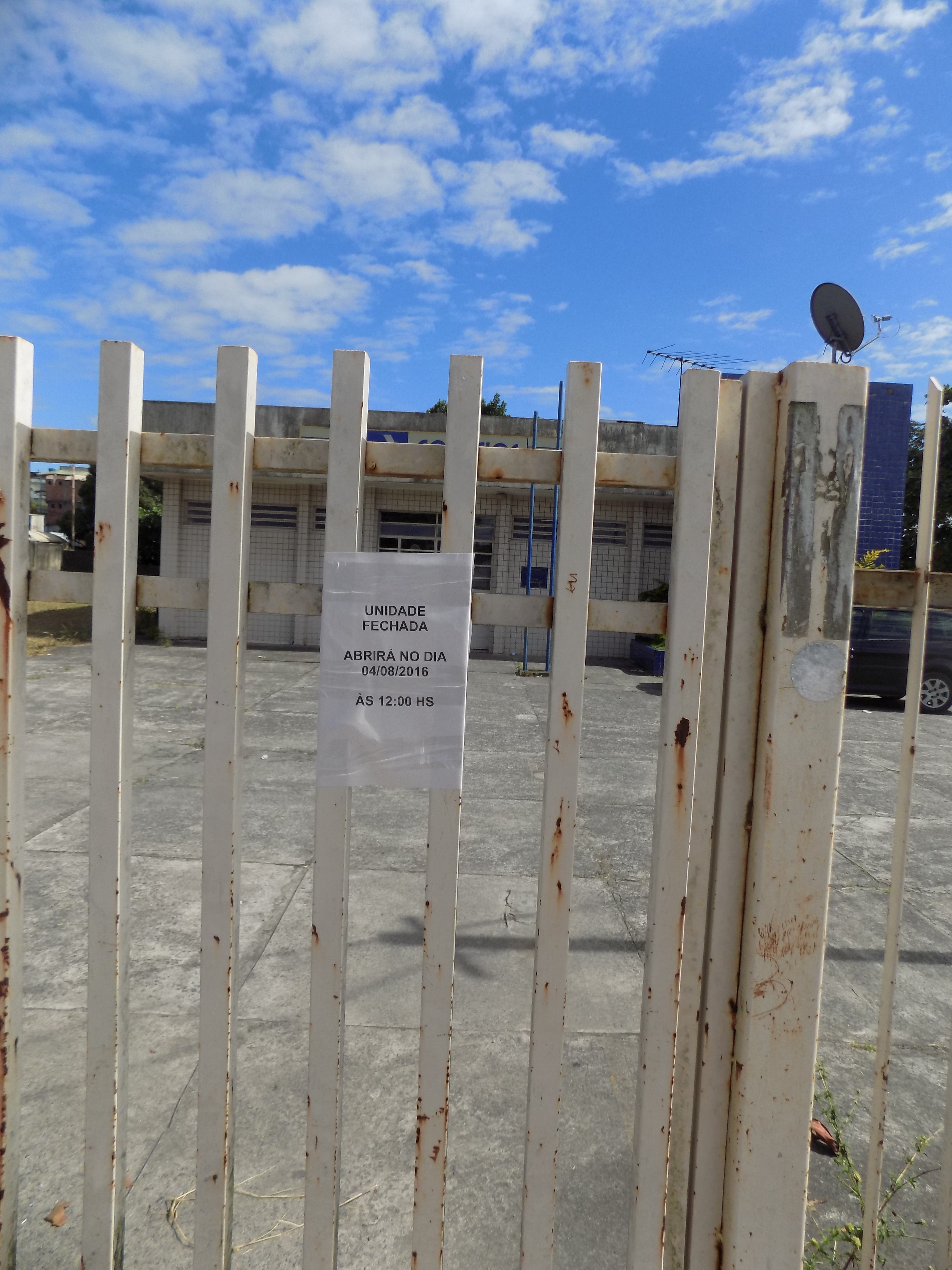Agência dos Correios permanece fechada em Camaçari