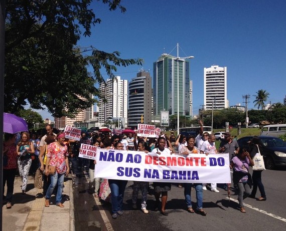 greve da saúde na Bahia