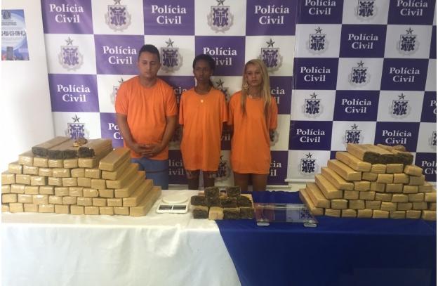 Polícia apreende 120 kg de maconha em Salvador