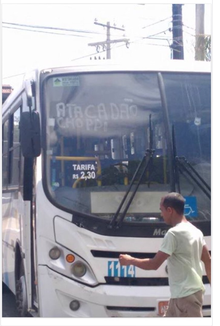 “Choppi”: internauta registra erro no itinerário do transporte que faz a linha para o Shopping Boulevard Camaçari