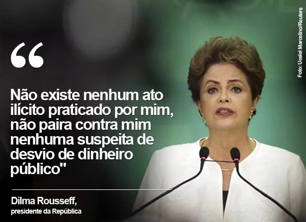 Vídeo: Dilma diz estar indignada com processo de impeachment