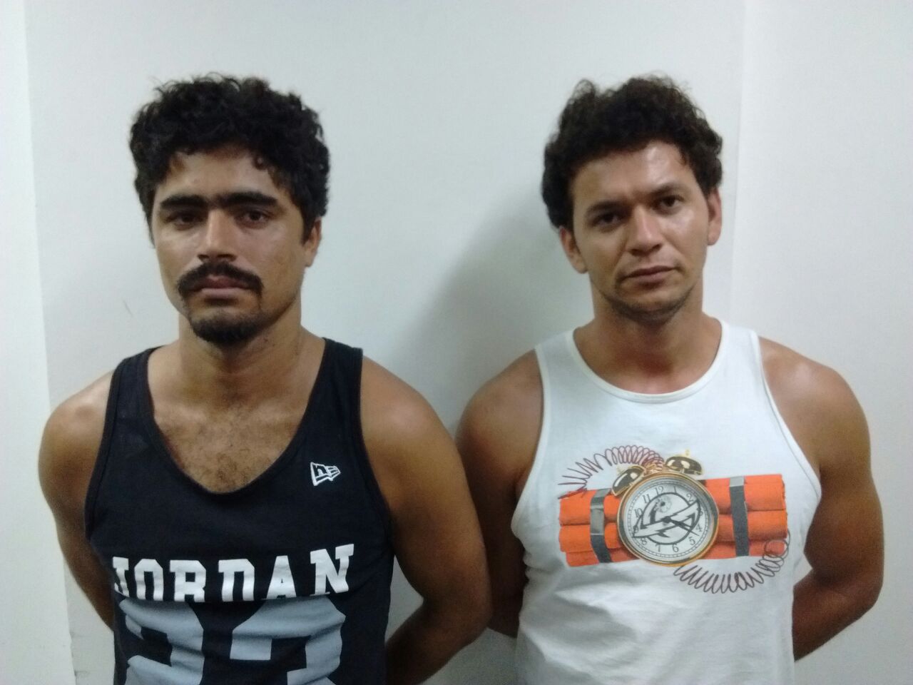 Assaltantes de banco presos em Camaçari