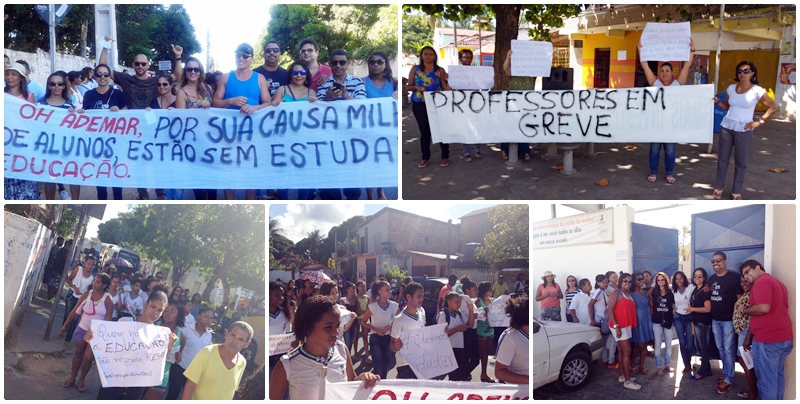 Continua a greve dos professores de Camaçari