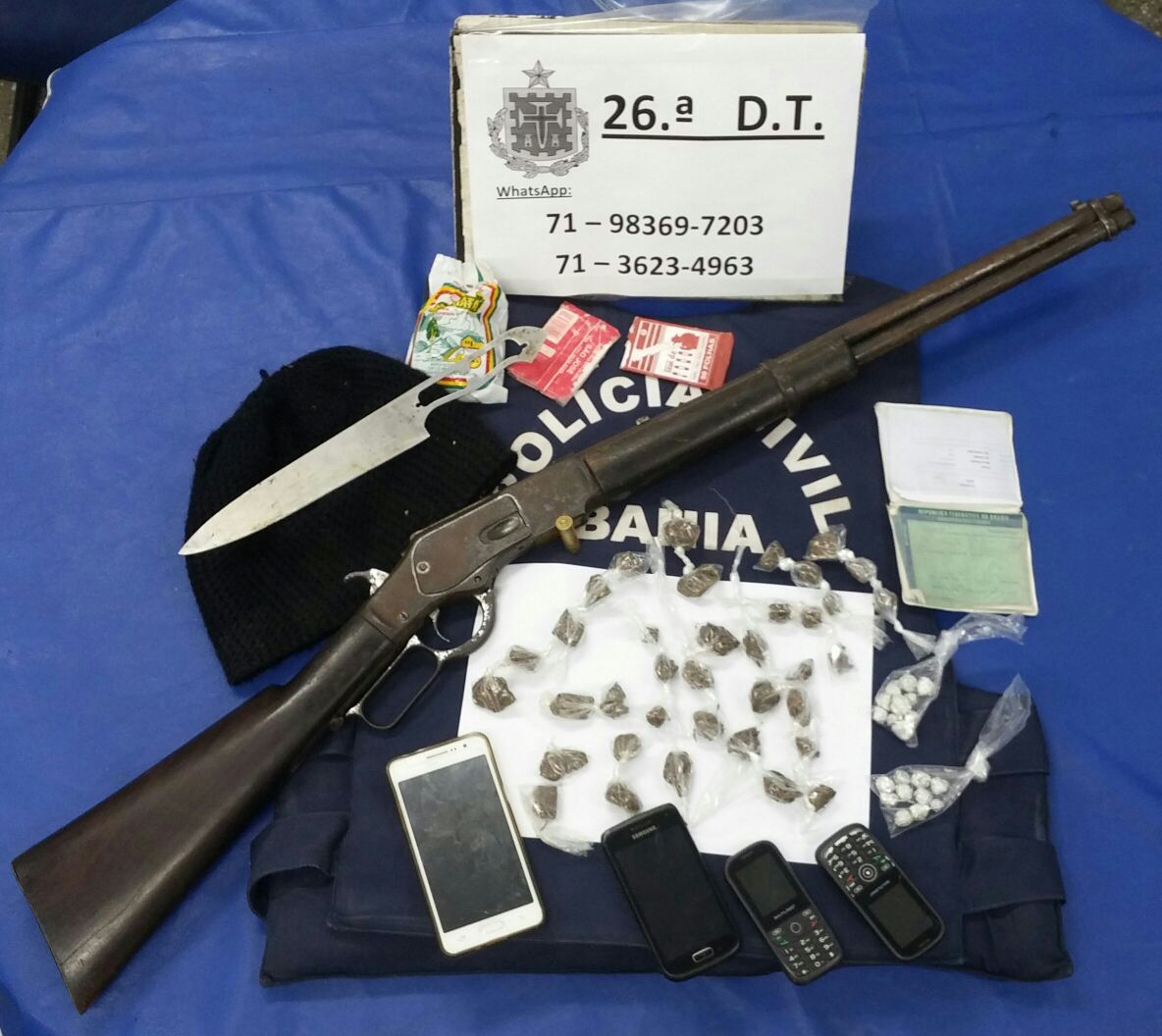 Armas, munições e drogas são apreendidas em Abrantes