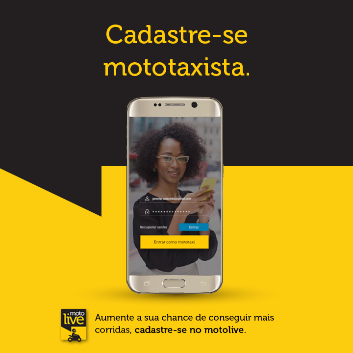 Mototaxistas disponibilizam aplicativo para solicitar 