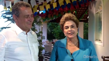 Vídeo: Dilma agradece o título de cidadã baiana ao lado de Rui Costa