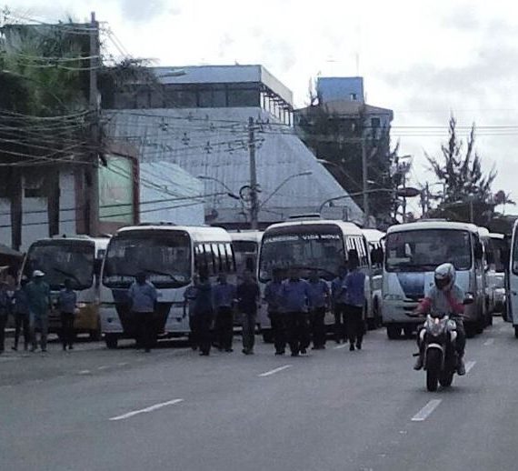 manifestação do transporte alternativo