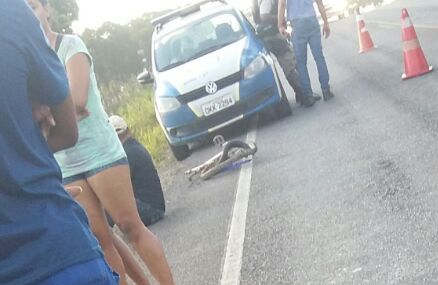 Ciclista morre atropelado por caminhão na Via Cascalheira