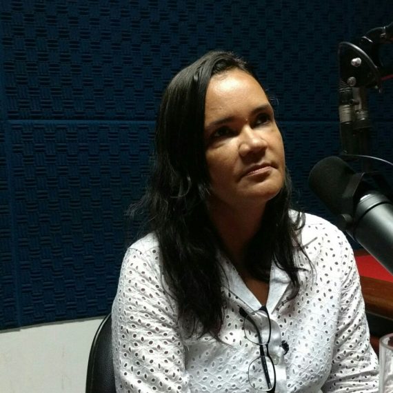 Manuelina Oliveira (PSD) durante entrevista no programa Bahia No Ar. Foto: Fernanda Reis