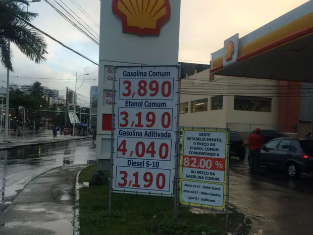 Preço da gasolina não sofre redução em Salvador