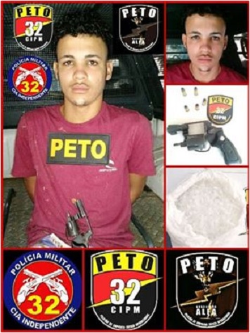 Jovem de 18 anos é preso com arma de fogo em Pojuca